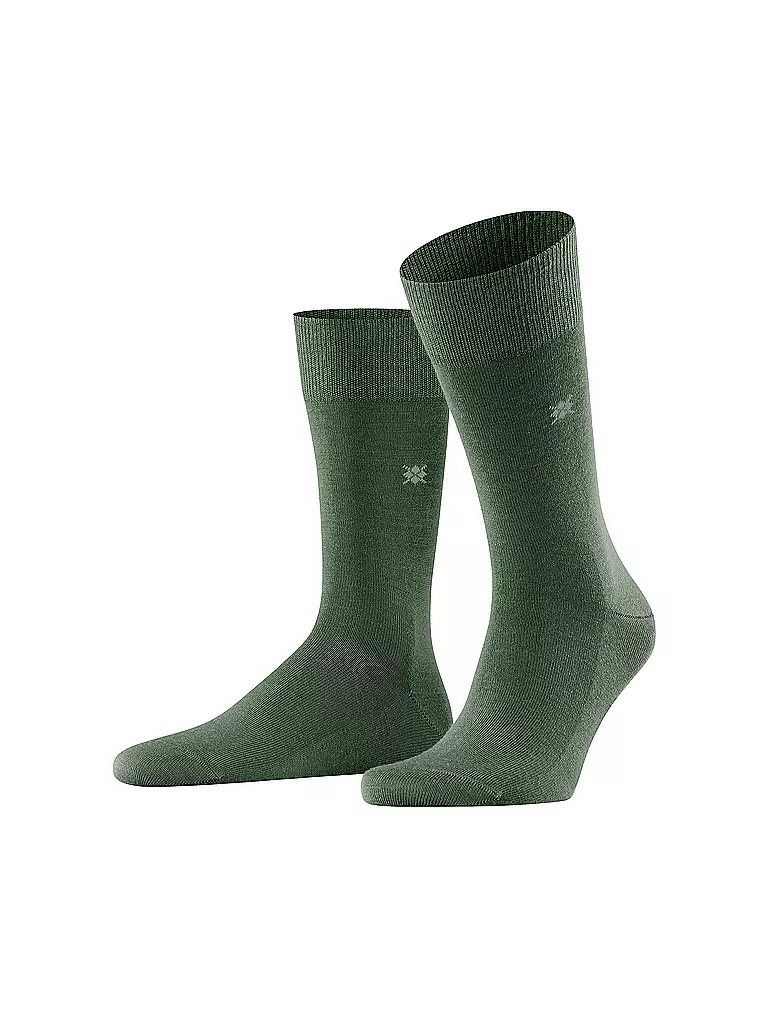 BURLINGTON | Herren Socken LEEDS 40-46 aspargagus | dunkelgrün