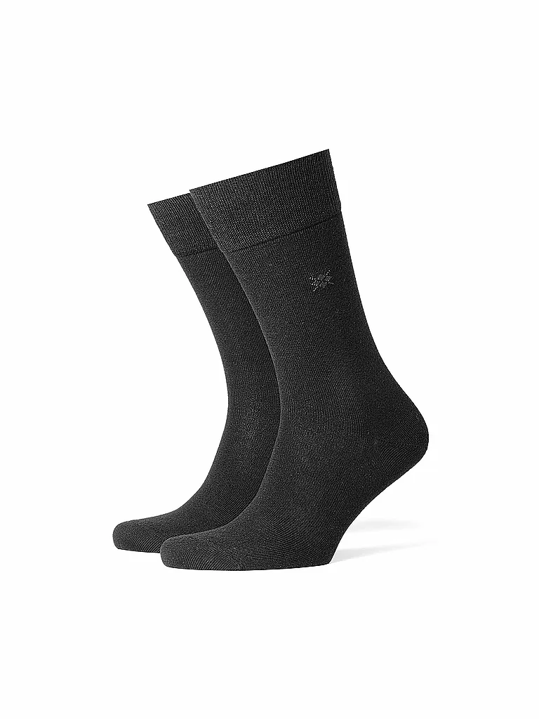 BURLINGTON | Herren Socken LEEDS 40-46 black | schwarz