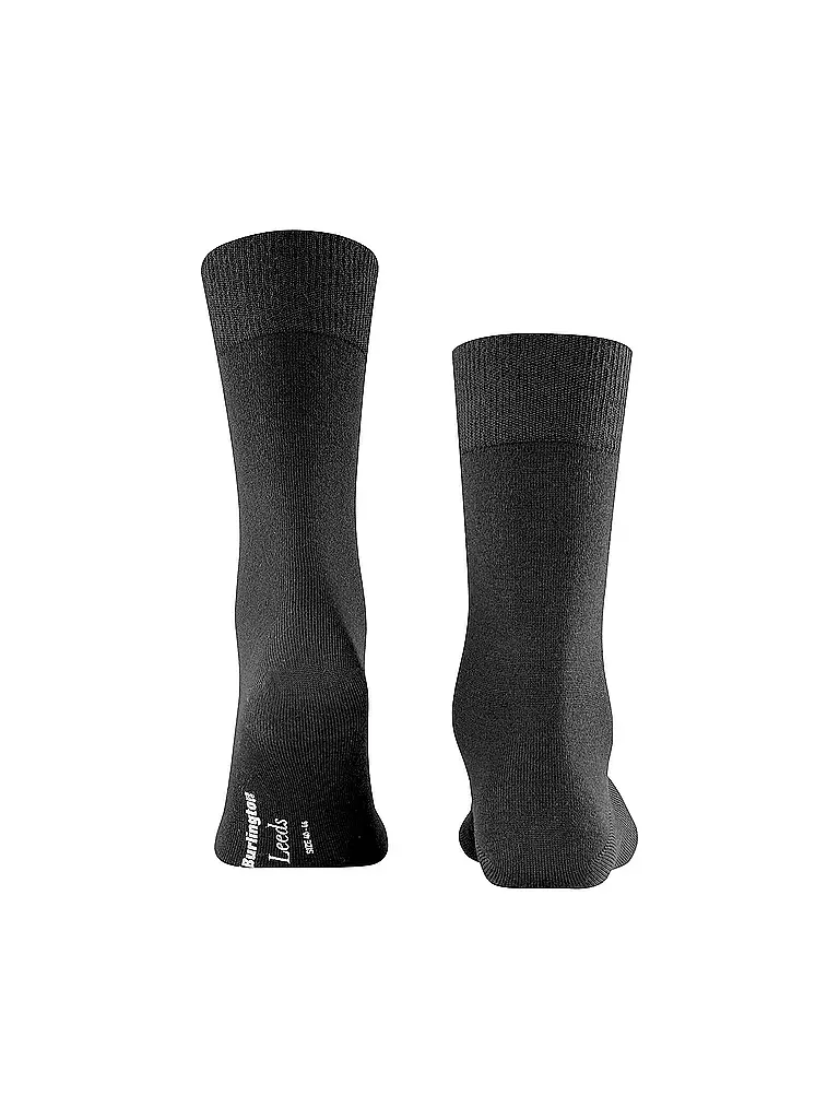 BURLINGTON | Herren Socken LEEDS 40-46 black | grau