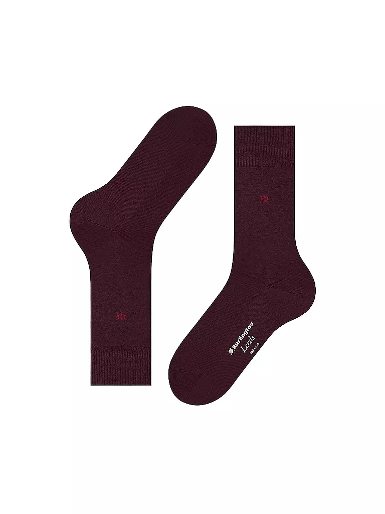 BURLINGTON | Herren Socken LEEDS 40-46 clarent | beere