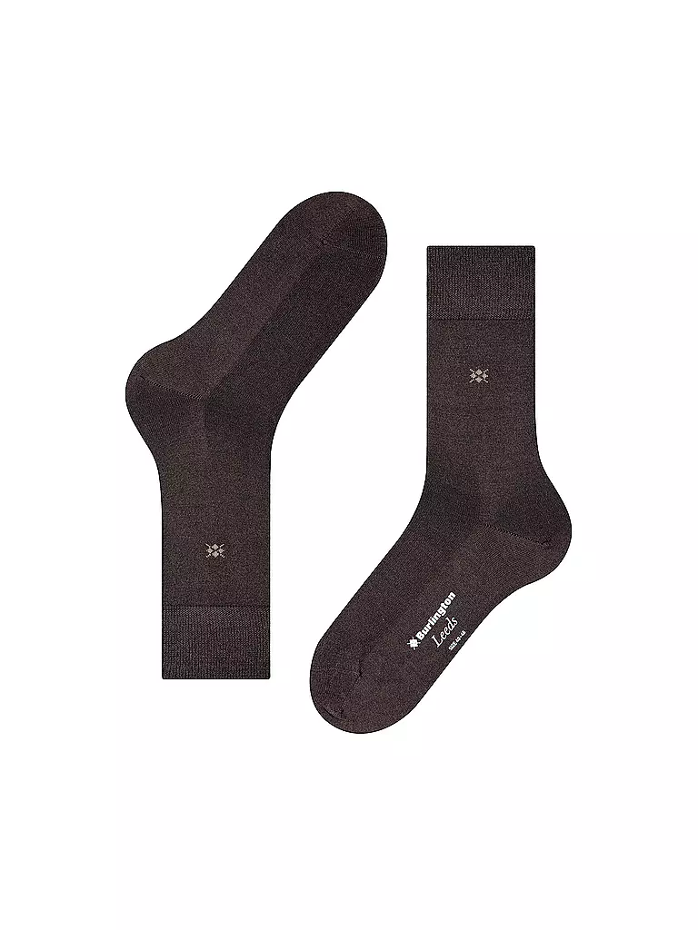 BURLINGTON | Herren Socken LEEDS 40-46 d.braun | schwarz