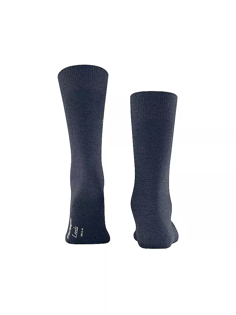 BURLINGTON | Herren Socken LEEDS 40-46 dark blue mel | dunkelblau