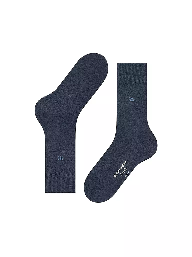 BURLINGTON | Herren Socken LEEDS 40-46 dark blue mel | dunkelblau