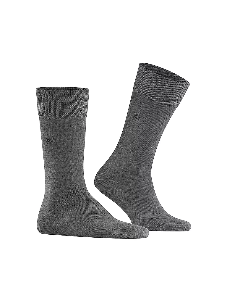 BURLINGTON | Herren Socken LEEDS 40-46 dark grey | grau