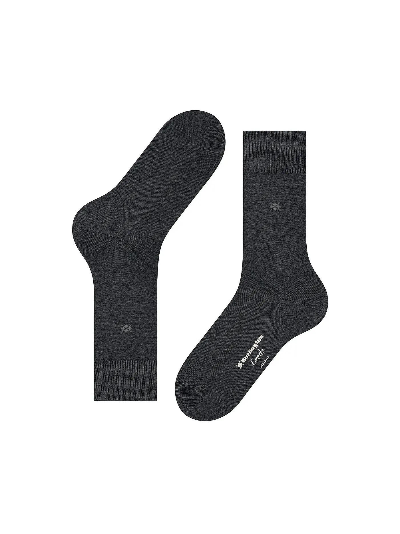 BURLINGTON | Herren Socken LEEDS asphalt mel | grau
