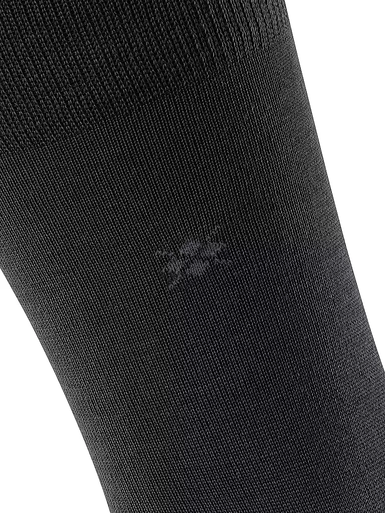 BURLINGTON | Herren Socken LEEDS black | dunkelblau