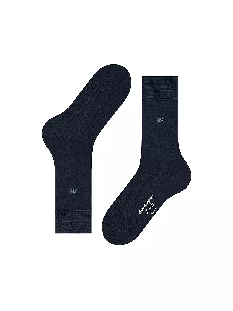 BURLINGTON | Herren Socken LEEDS marine | schwarz