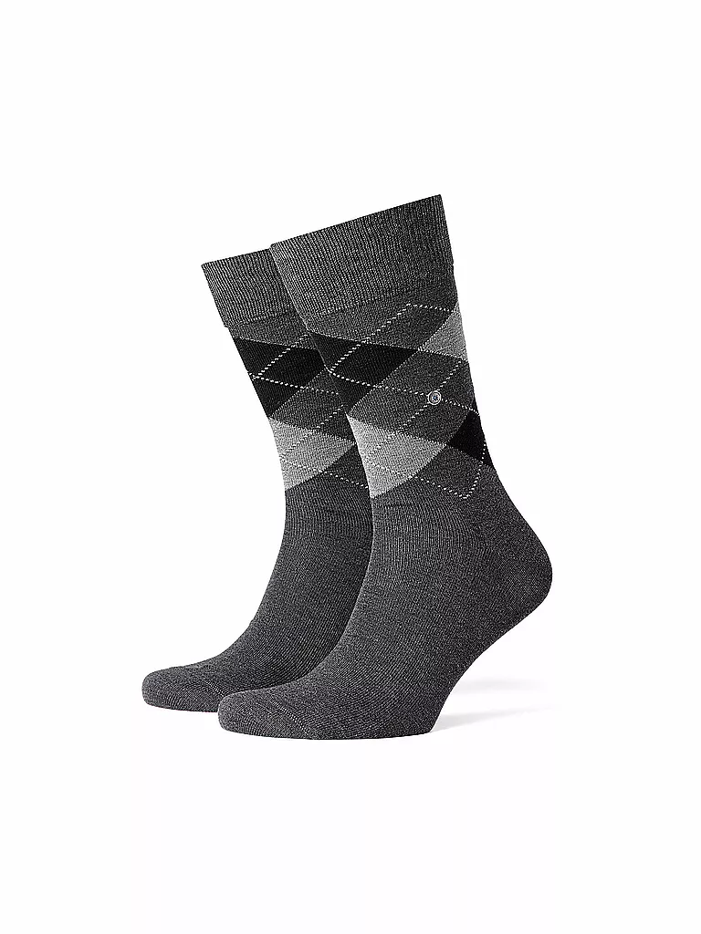 BURLINGTON | Herren Socken MANCHESTER 40-46 anthrazit | grau