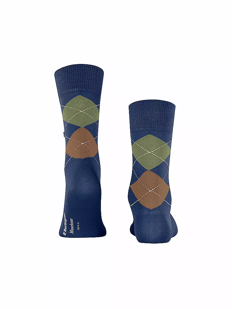 BURLINGTON | Herren Socken MANCHESTER 40-46 nblue / pacific | hellgrau