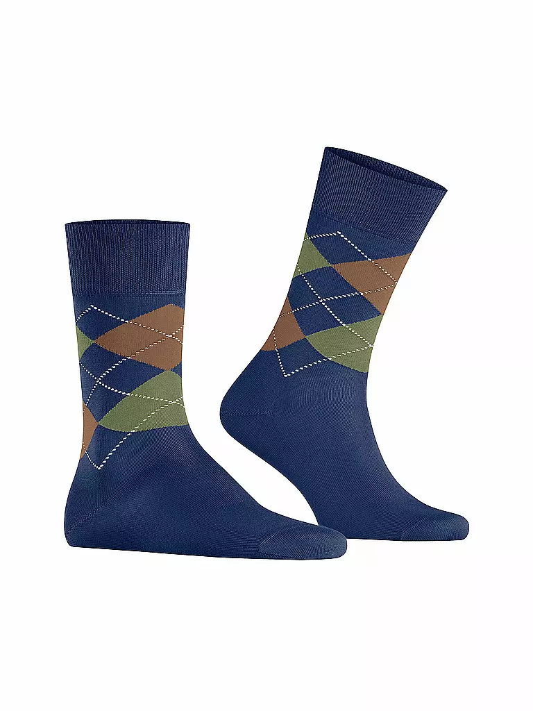 BURLINGTON | Herren Socken MANCHESTER 40-46 nblue / pacific | hellgrau