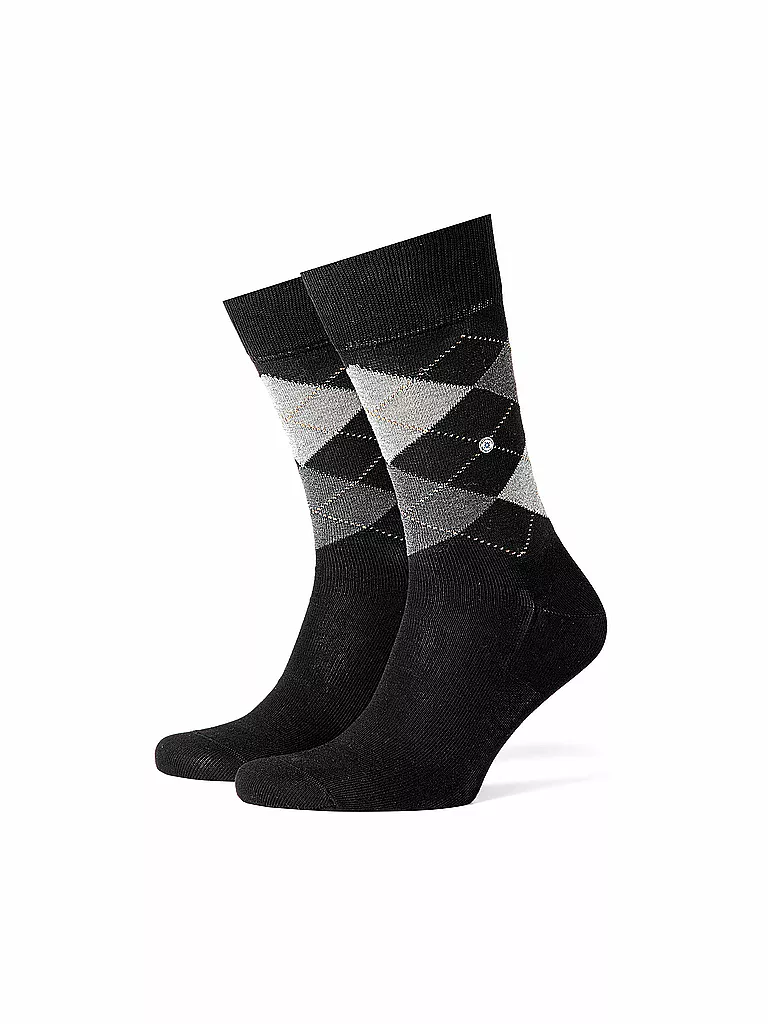 BURLINGTON | Herren Socken MANCHESTER 40-46 schwarz | schwarz