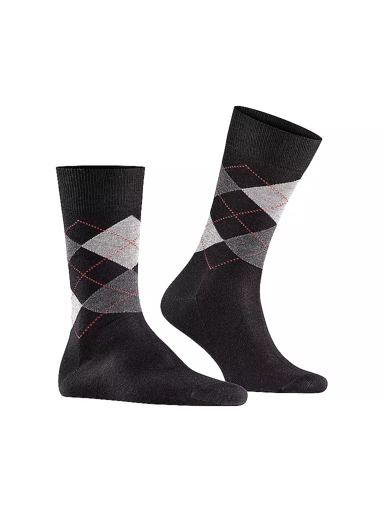 BURLINGTON | Herren Socken MANCHESTER 40-46 schwarz | schwarz