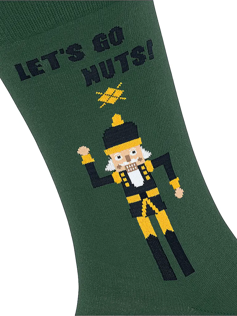 BURLINGTON | Herren Socken NUTTY NUTRACKER 40-46 eucalyptus | Grün