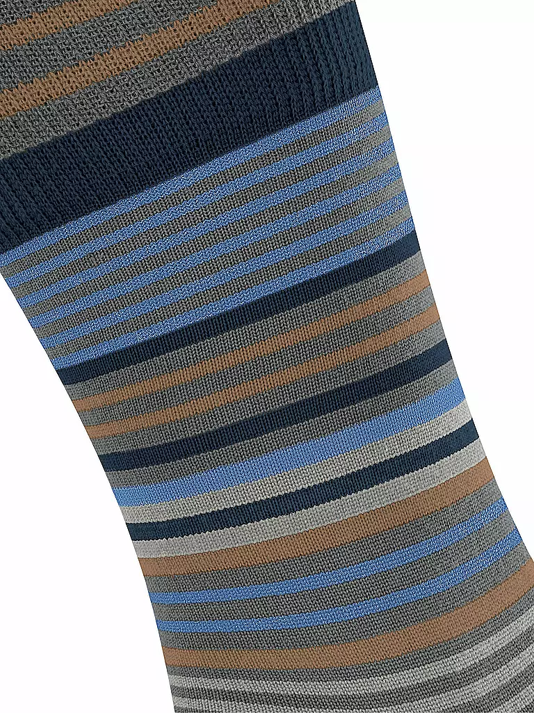 BURLINGTON | Herren Socken STRIPE 40-46 dark grey | schwarz