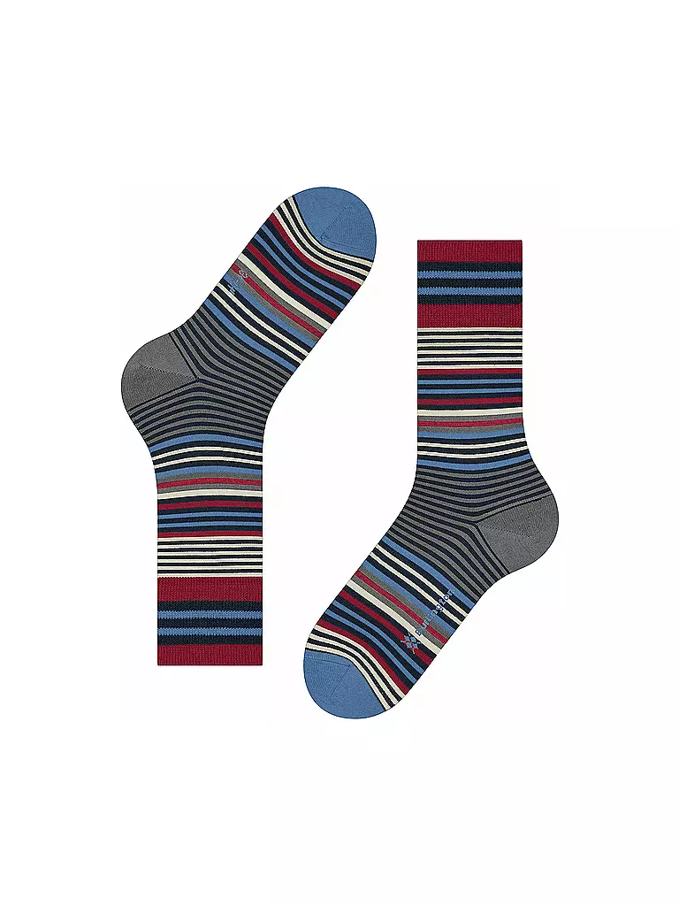 BURLINGTON | Herren Socken STRIPE 40-46 marine | schwarz