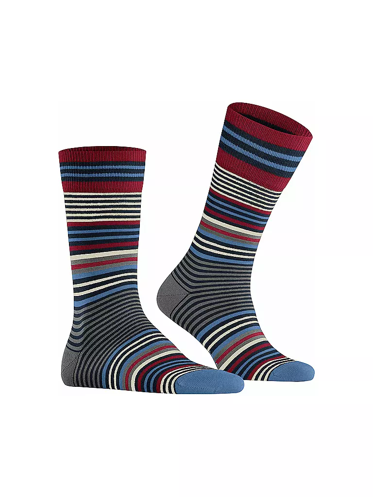 BURLINGTON | Herren Socken STRIPE 40-46 marine | schwarz