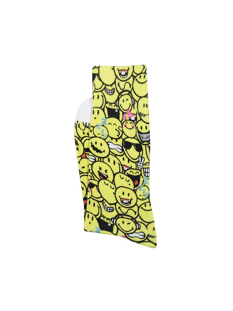 BURLINGTON | Herren-Socken "Smiley" 40-46 | 