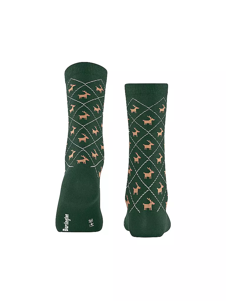 BURLINGTON | Socken REINDEER 36-41 eucalyptus |