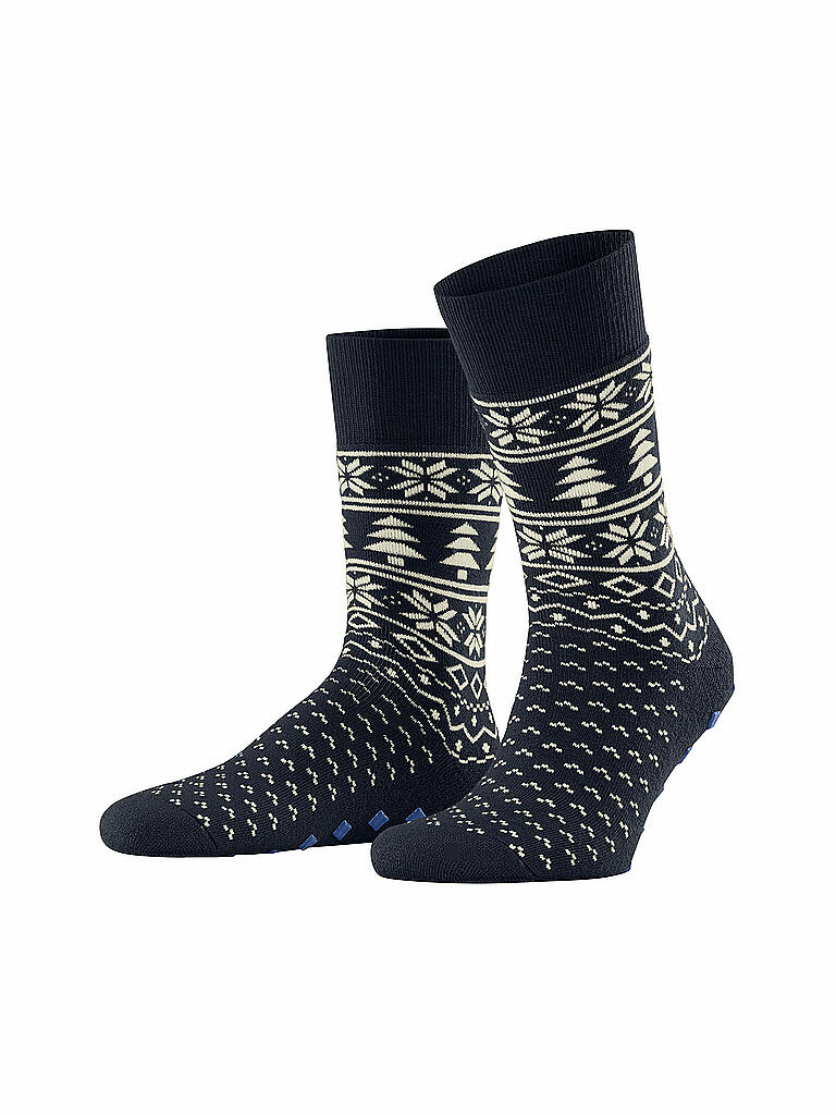 BURLINGTON | Socken X-Mas Fair Isle 40-46 | blau