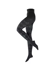 BURLINGTON | Strickstrumpfhose ELEGANT ESSENCE burgundy  | grau