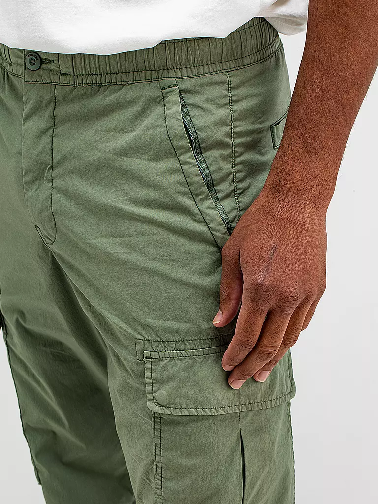 BUTCHER OF BLUE | Cargohose Slim Fit TRISTAN | grün