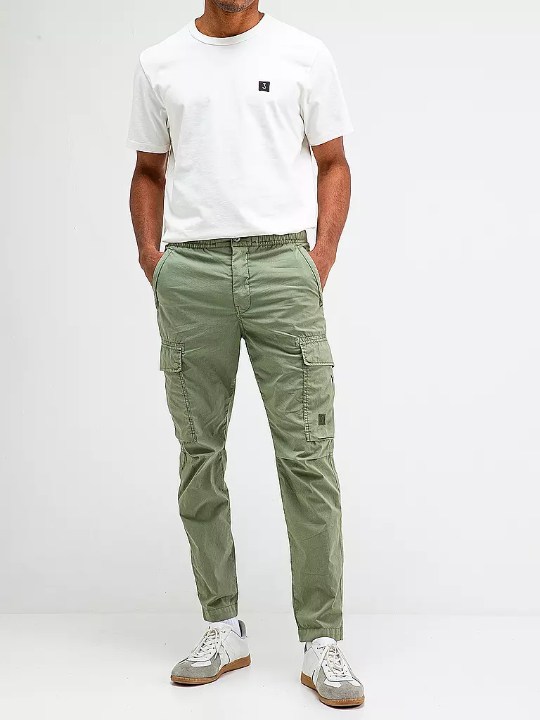 BUTCHER OF BLUE | Cargohose Slim Fit TRISTAN | grün