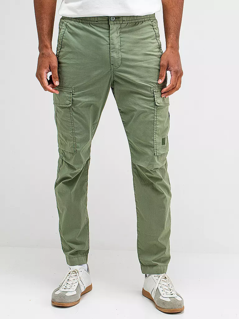 BUTCHER OF BLUE | Cargohose Slim Fit TRISTAN | grün