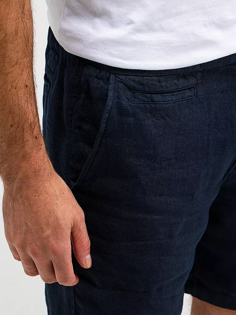 BUTCHER OF BLUE | Leinenshorts LONER | blau