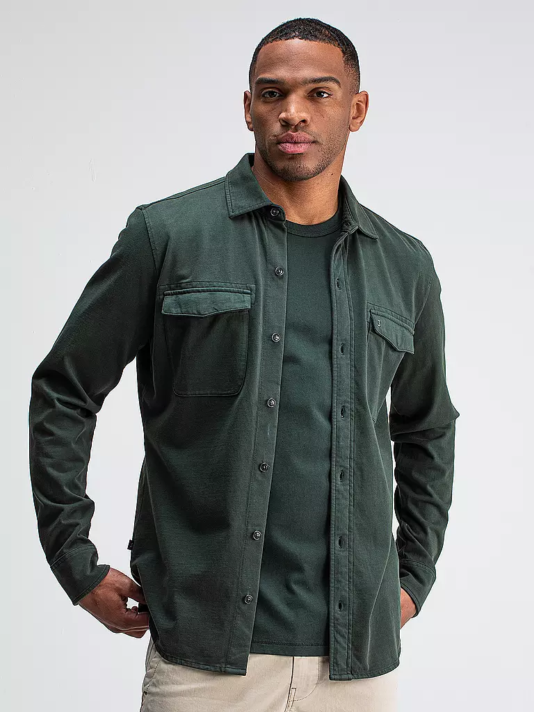BUTCHER OF BLUE | Overshirt FINN | dunkelgrün