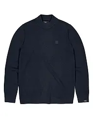 BUTCHER OF BLUE | Pullover CLIFDEN MOCK | dunkelblau