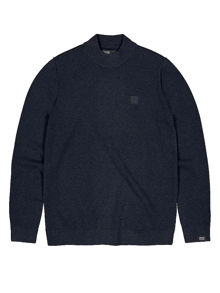 BUTCHER OF BLUE | Pullover CLIFDEN MOCK | dunkelblau
