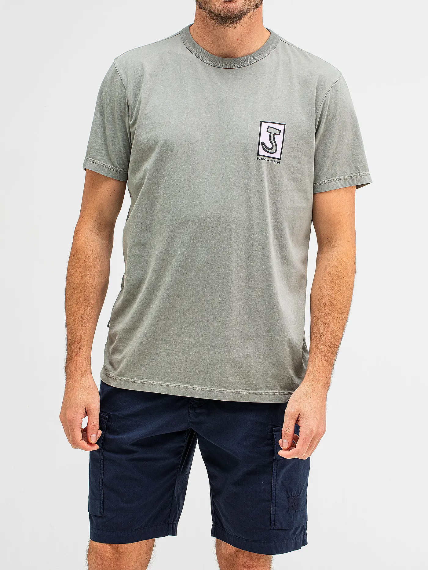 BUTCHER OF BLUE | T-Shirt ARMY TEE  | grau