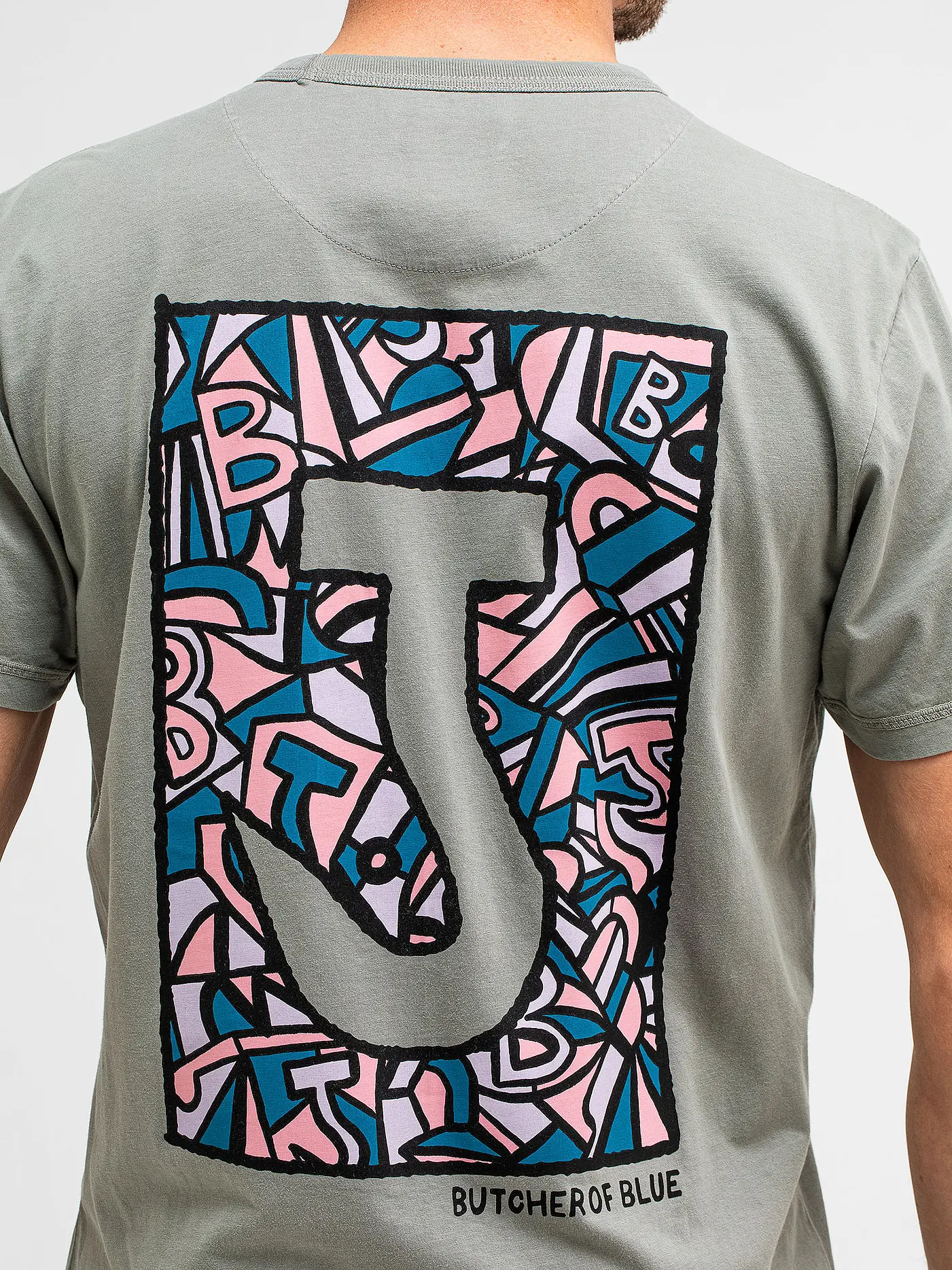 BUTCHER OF BLUE | T-Shirt ARMY TEE  | grau