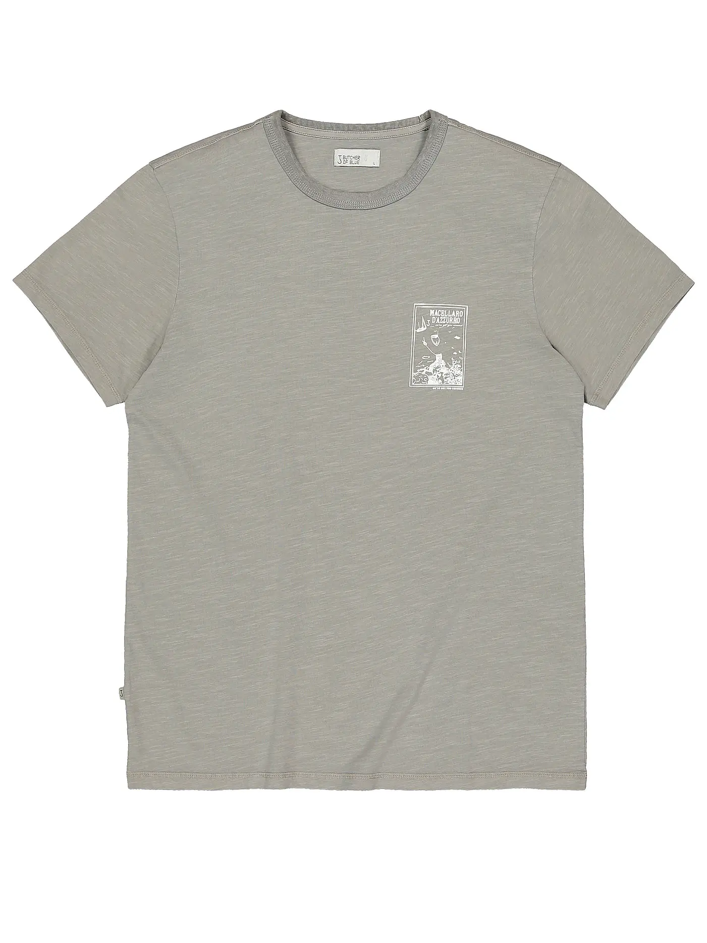 BUTCHER OF BLUE | T-Shirt FRESCO DAZZURRO | grau
