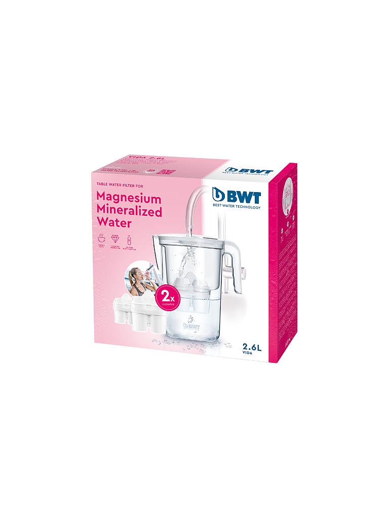 BWT | Tischwasserfilter Vida inkl. 2 Filterkartusche (Weiss) | weiß
