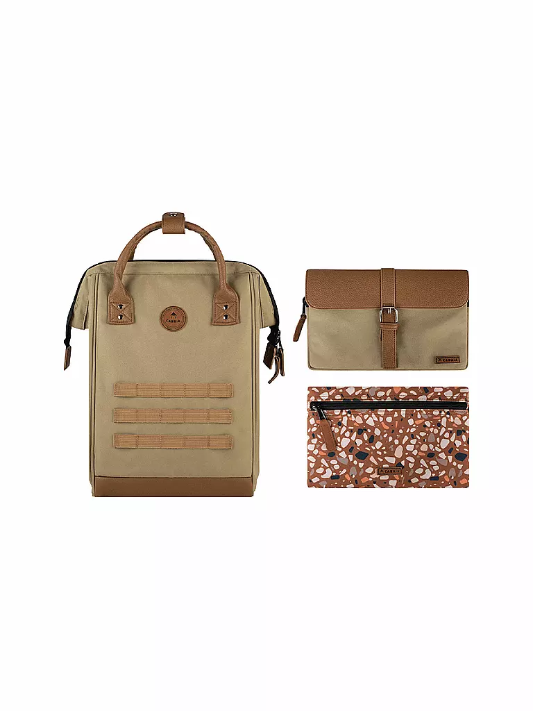 CABAIA | Rucksack ADVENTURER KUALA LUMPUR medium | beige