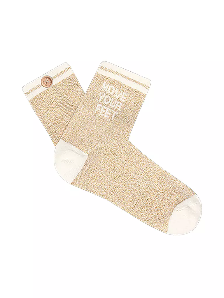 CABAIA | Socken 36-41 MOVE YOUR FEET Gold | gold