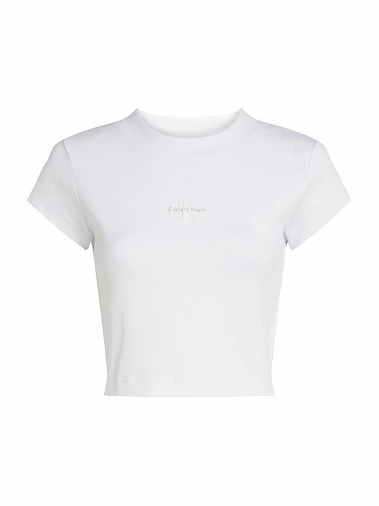 JEANS T-Shirt Cropped Fit weiss XL damen