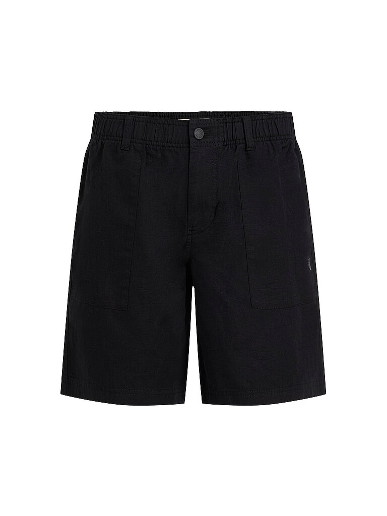 Calvin Klein Jeans Linen Shorts Black