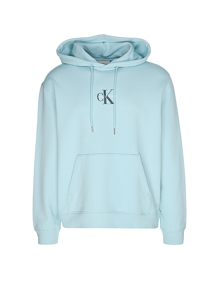CALVIN KLEIN JEANS Kapuzensweater - Hoodie hellblau | XS