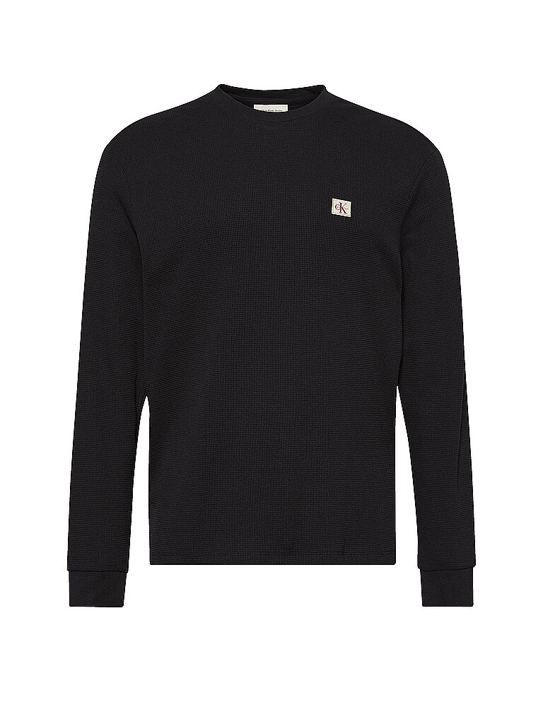 JEANS Langarmshirt schwarz XS herren