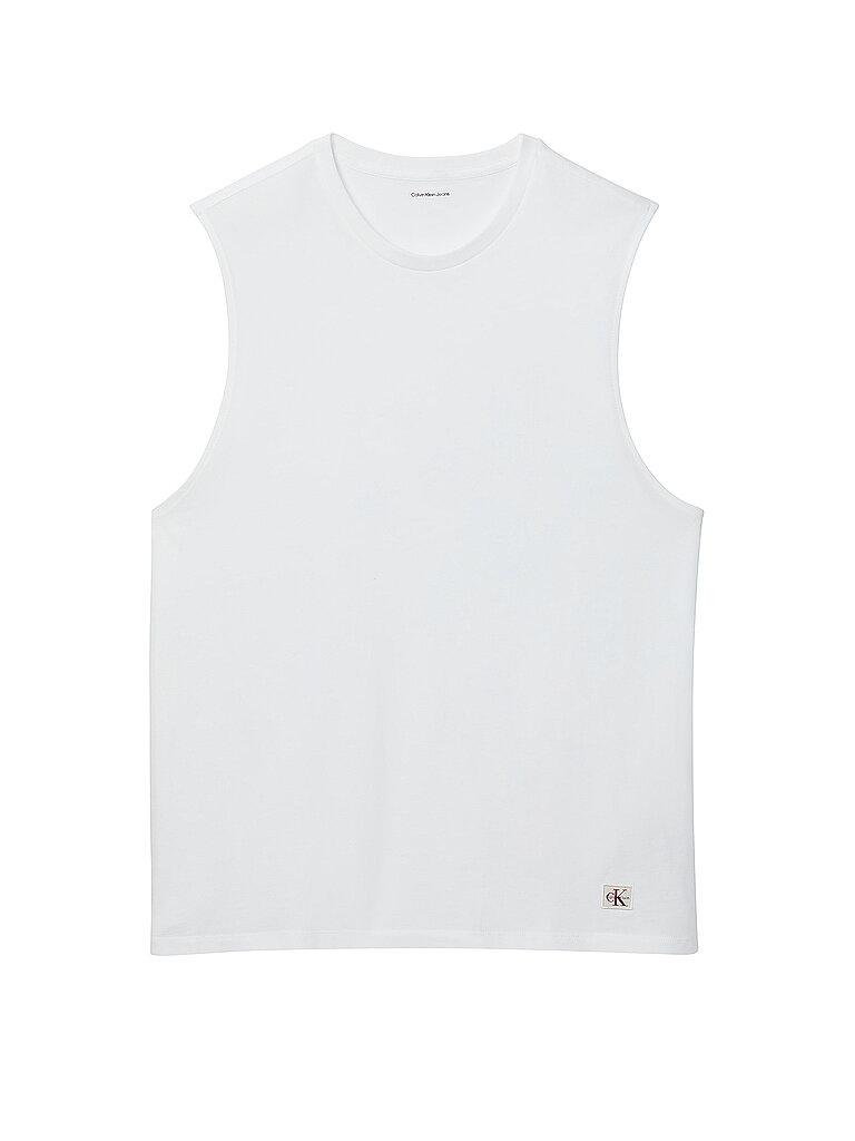 JEANS Tanktop weiss L herren