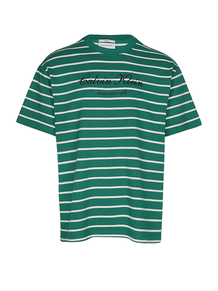 CALVIN KLEIN JEANS T-Shirt  grün | S