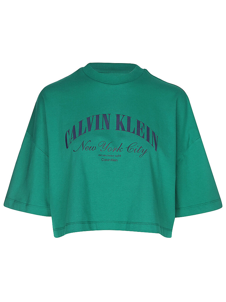 JEANS T-Shirt dunkelgrün L damen