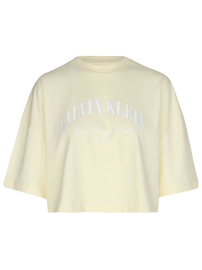CALVIN KLEIN JEANS T-Shirt  gelb | S