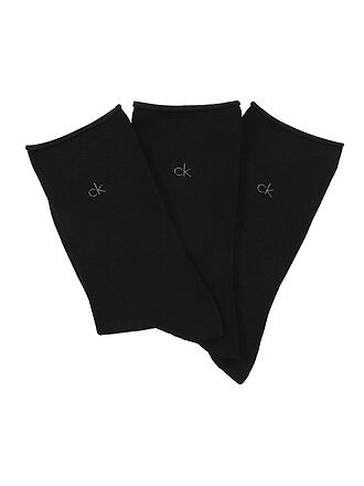 CALVIN KLEIN | Socken 3er Pkg black