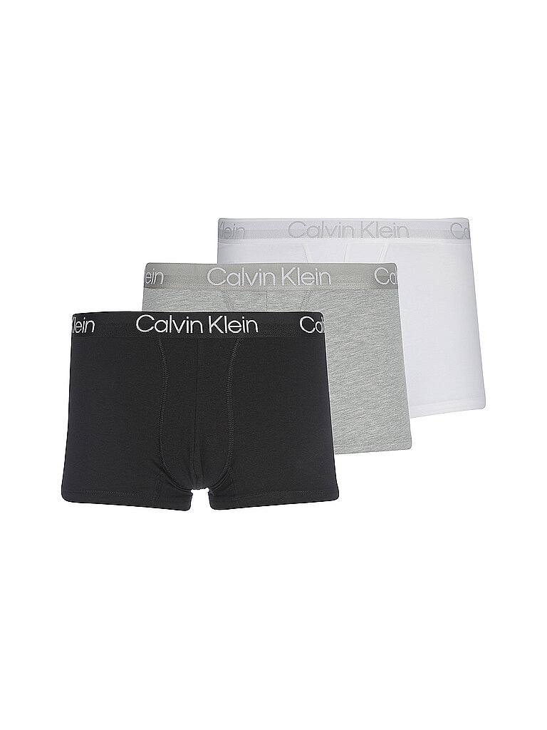 CALVIN KLEIN Pants 3er Pkg schwarz grau weiss schwarz | S