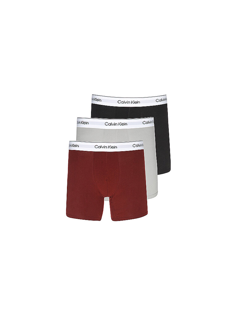 CALVIN KLEIN Pants 3er Pkg. multi dunkelrot | S