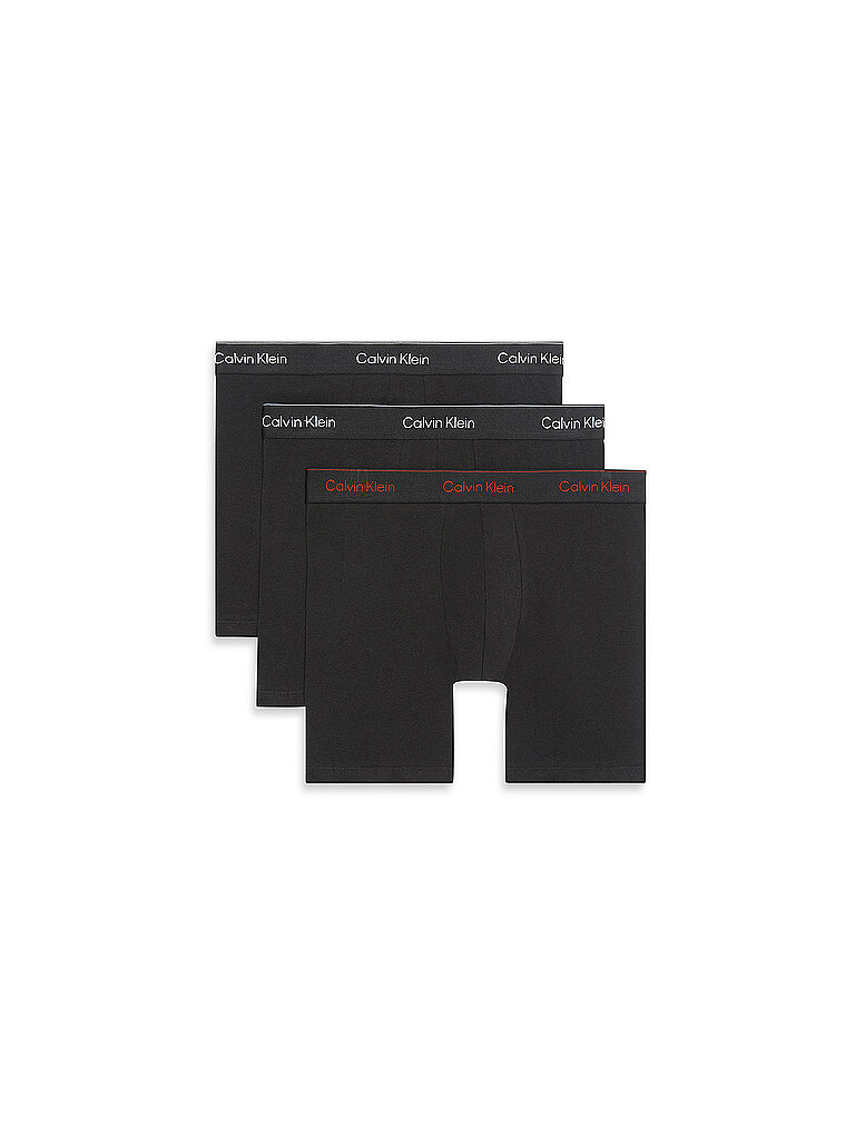 Pants 3er Pkg. orange schwarz M herren