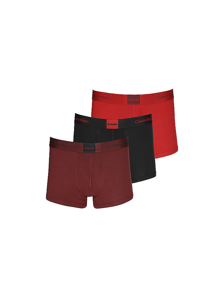 CALVIN KLEIN Pants 3er Pkg. multi dunkelrot | M